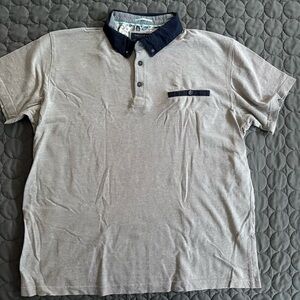 Cactus Man Tan and Navy Shirt